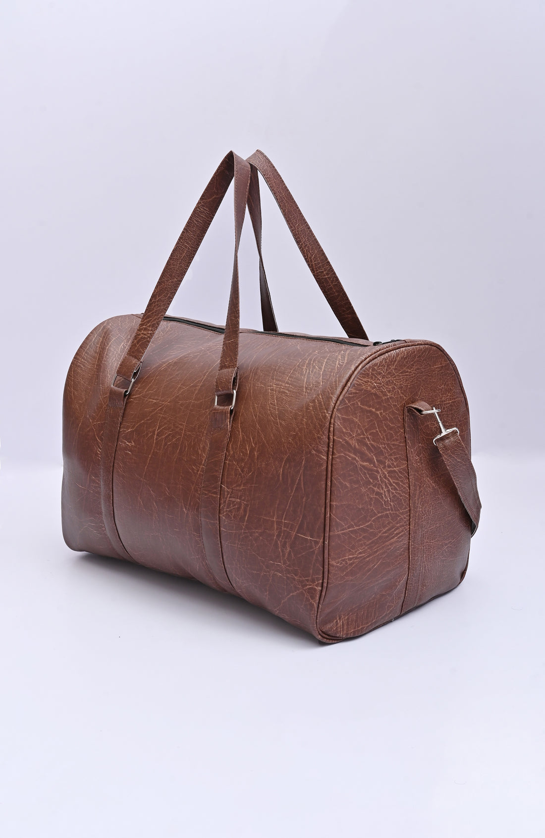 Brown Leather Duffle