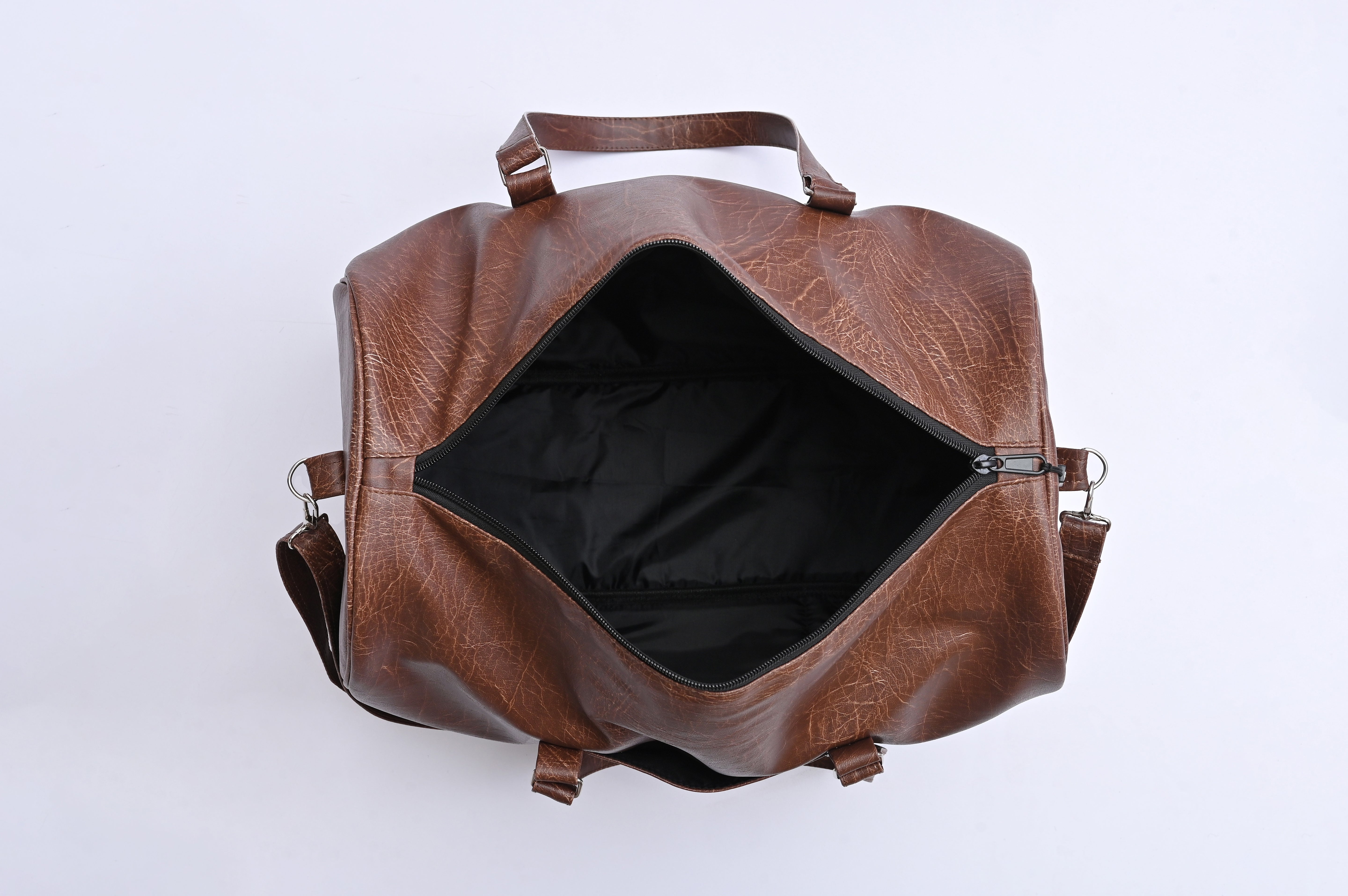Brown Leather Duffle