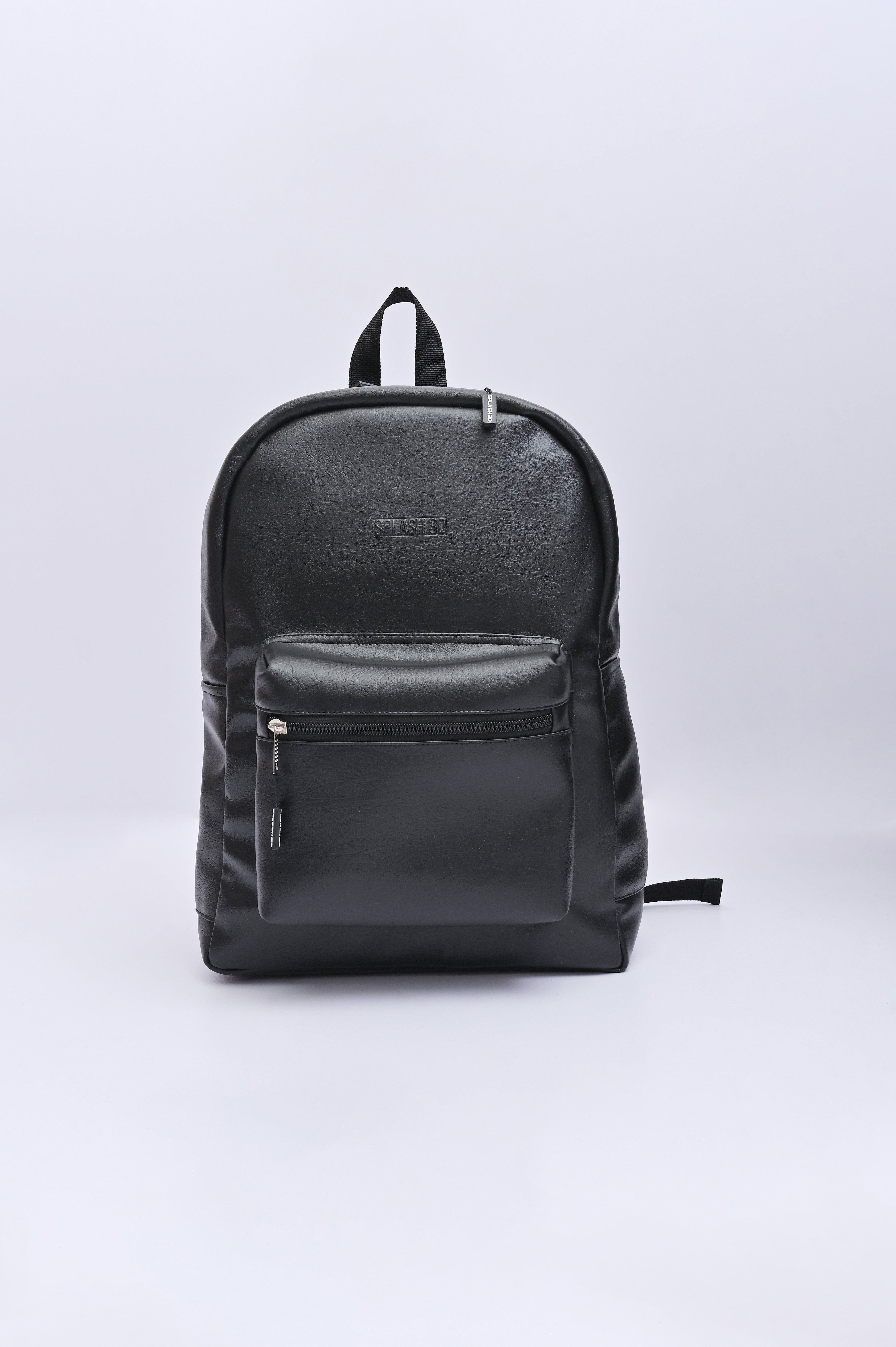 Black Leather Backpack