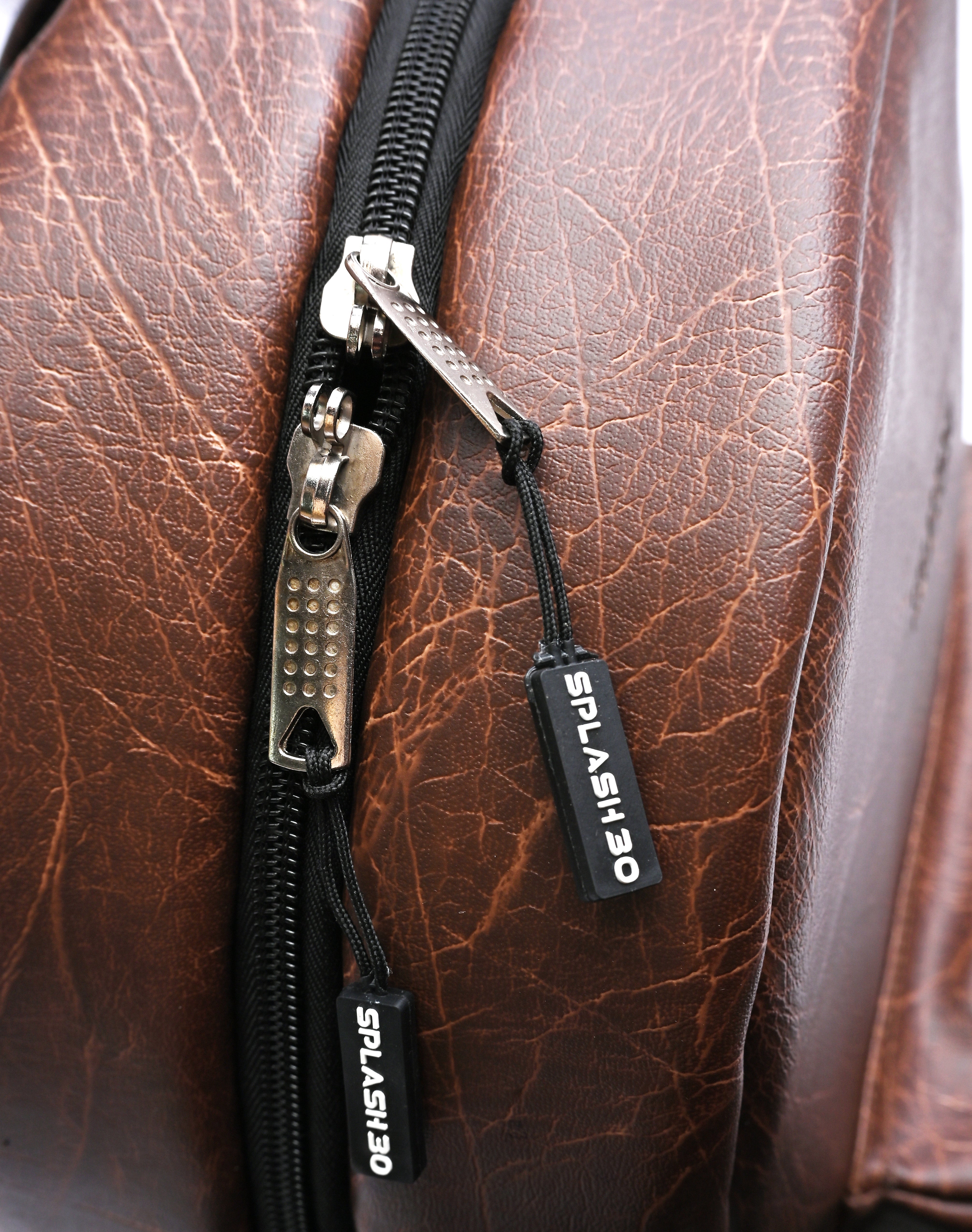 Brown Leather Backpack