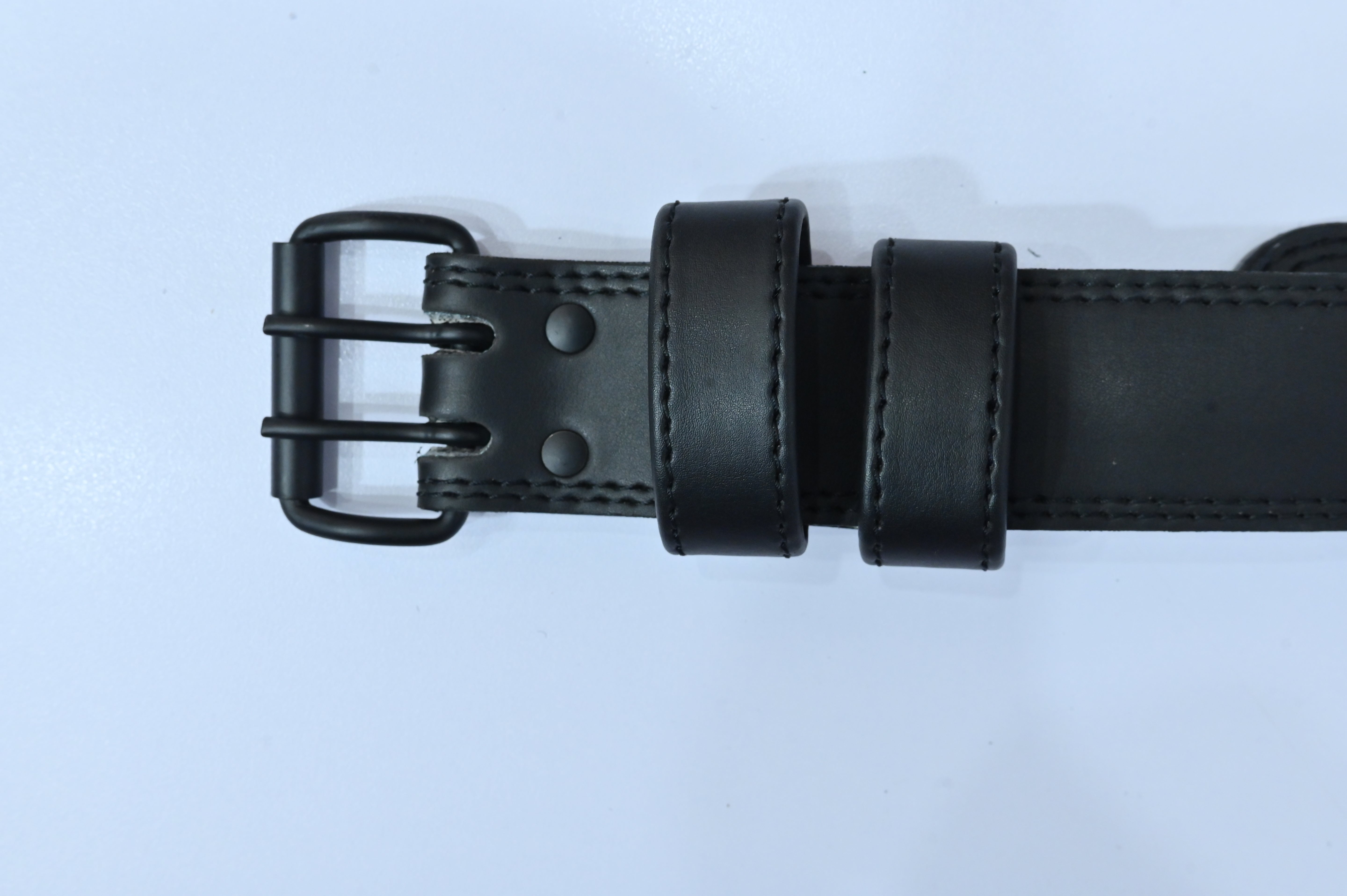 Premium Leather Weightlifting Belt