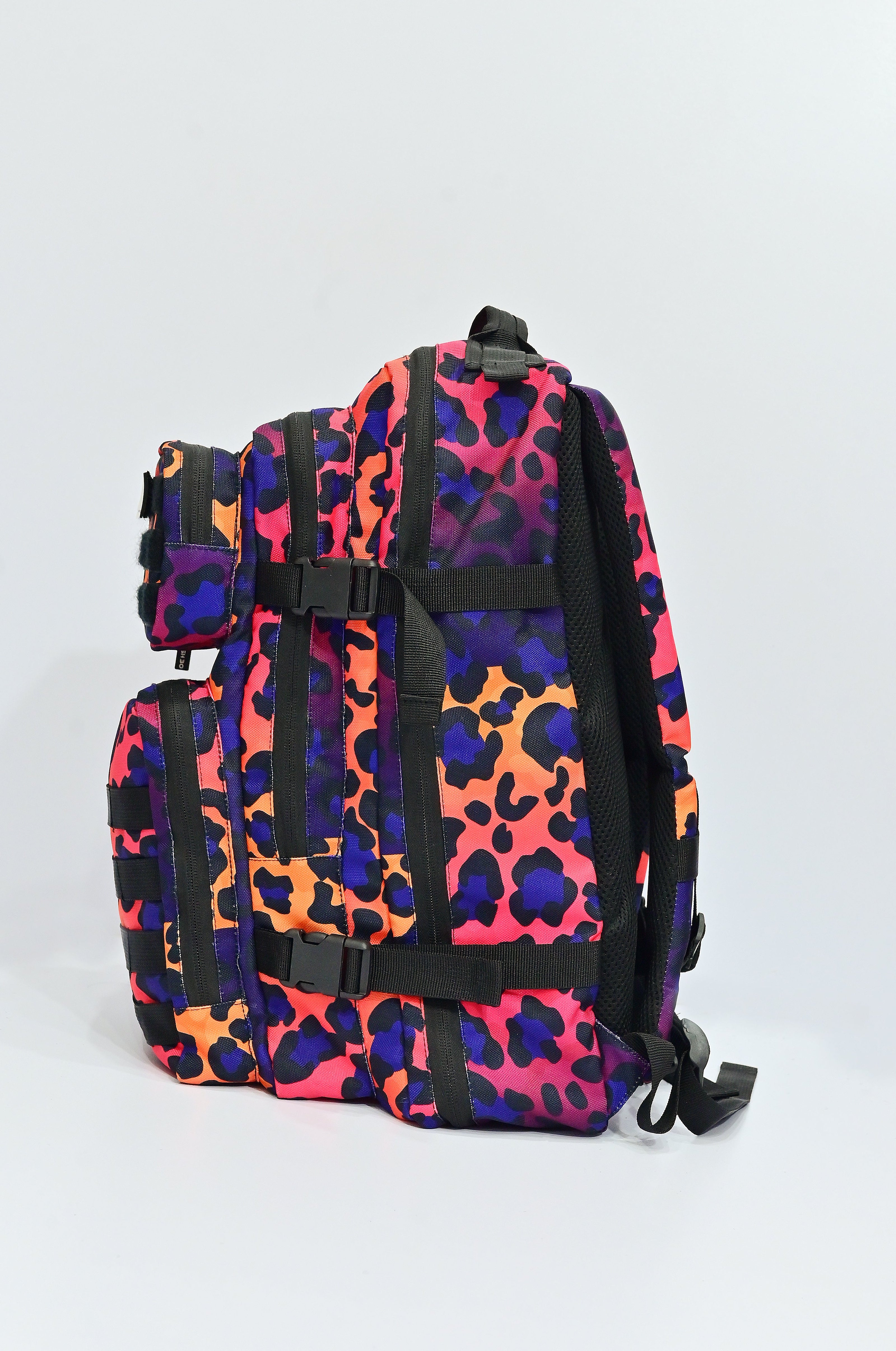 Splash Premium Neon Leopard Backpack