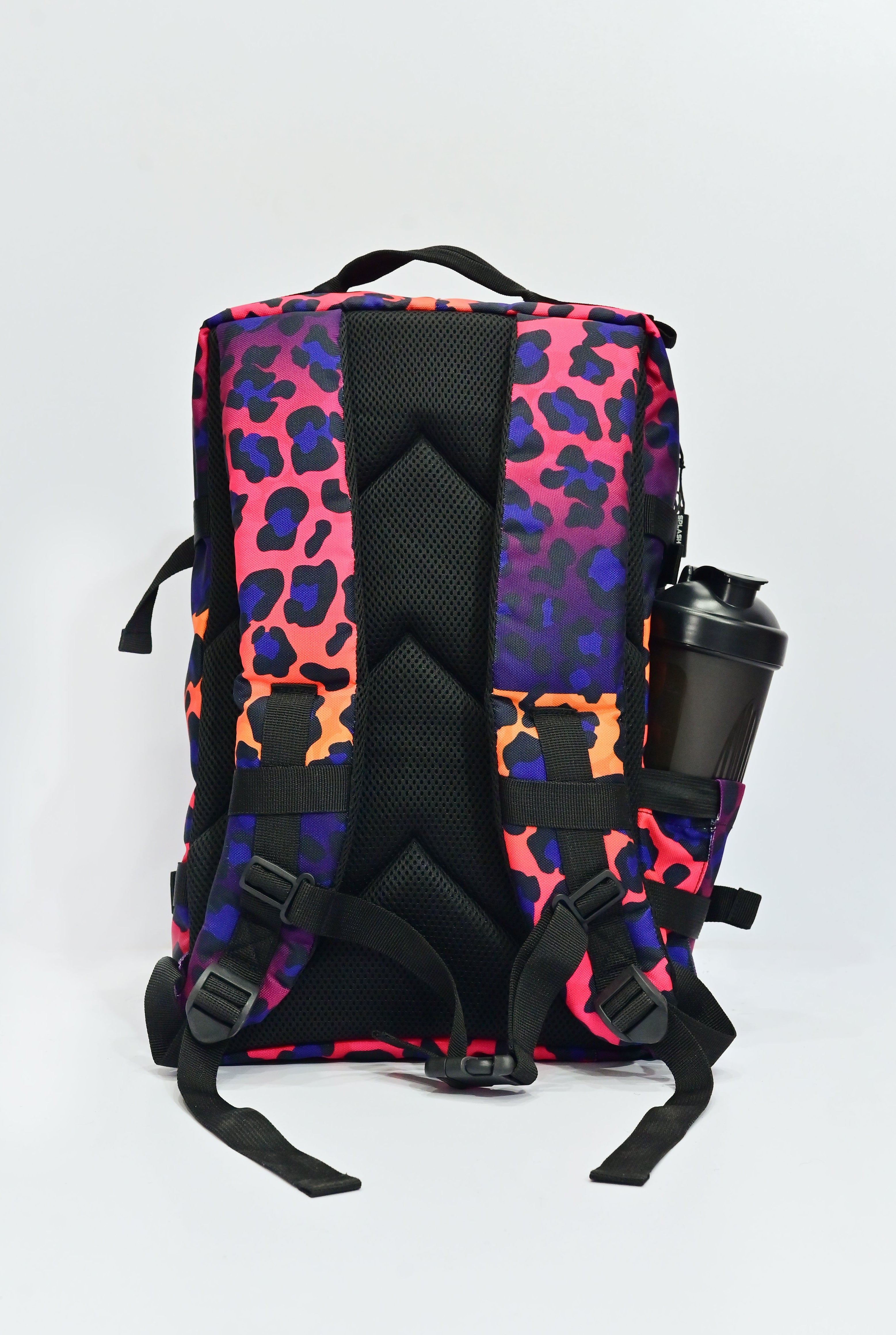 Splash Premium Neon Leopard Backpack