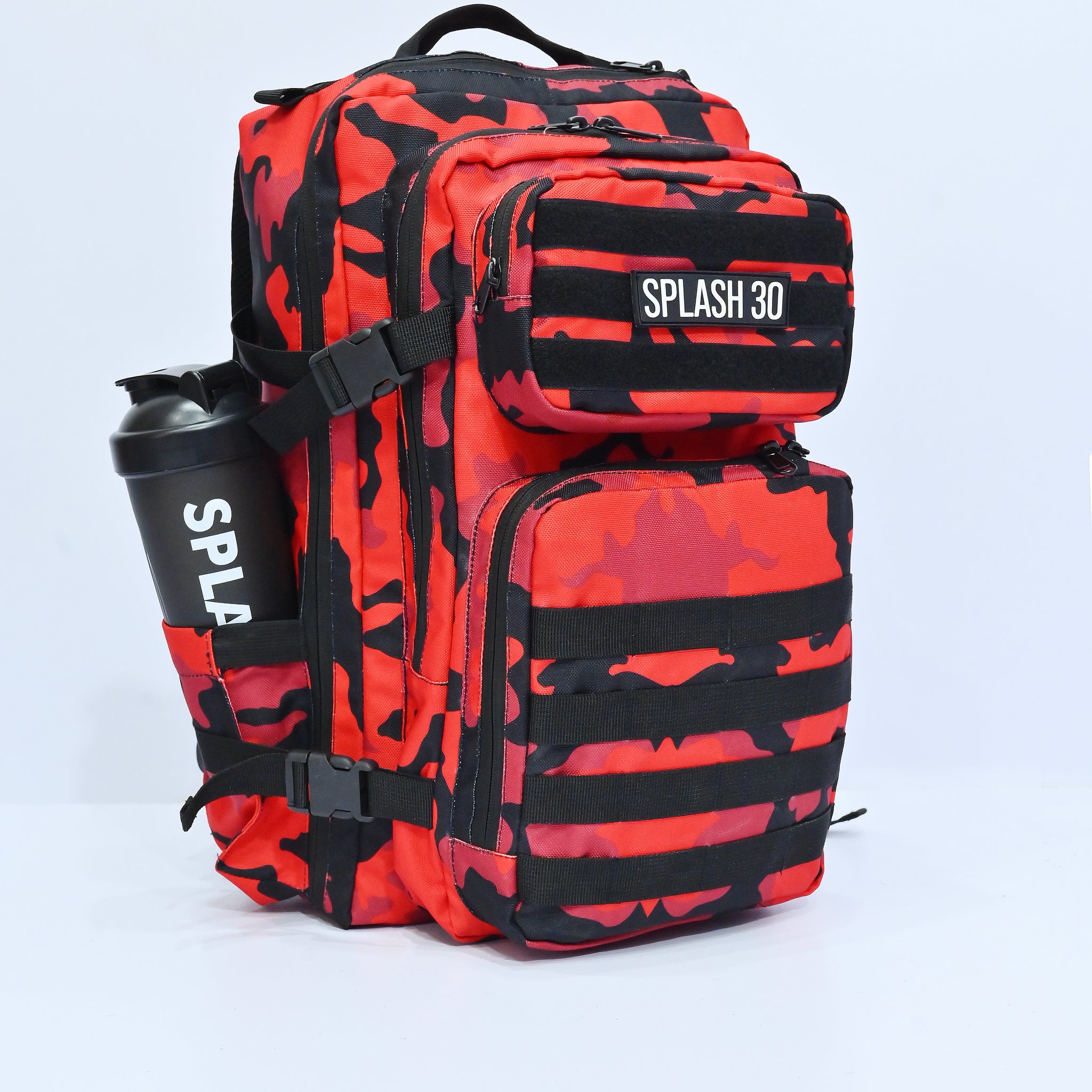 Splash Premium Red Camo Backpack