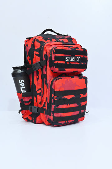 Splash Premium Red Camo Backpack