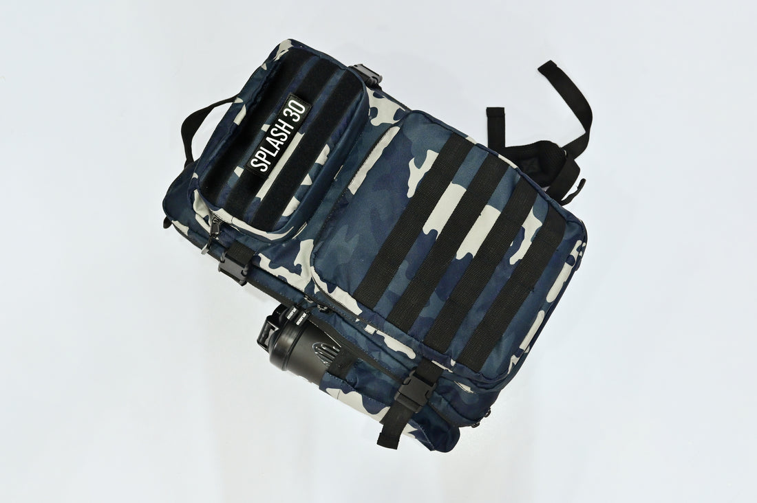 Splash Premium Black Camo Backpack