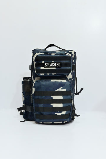 Splash Premium Black Camo Backpack