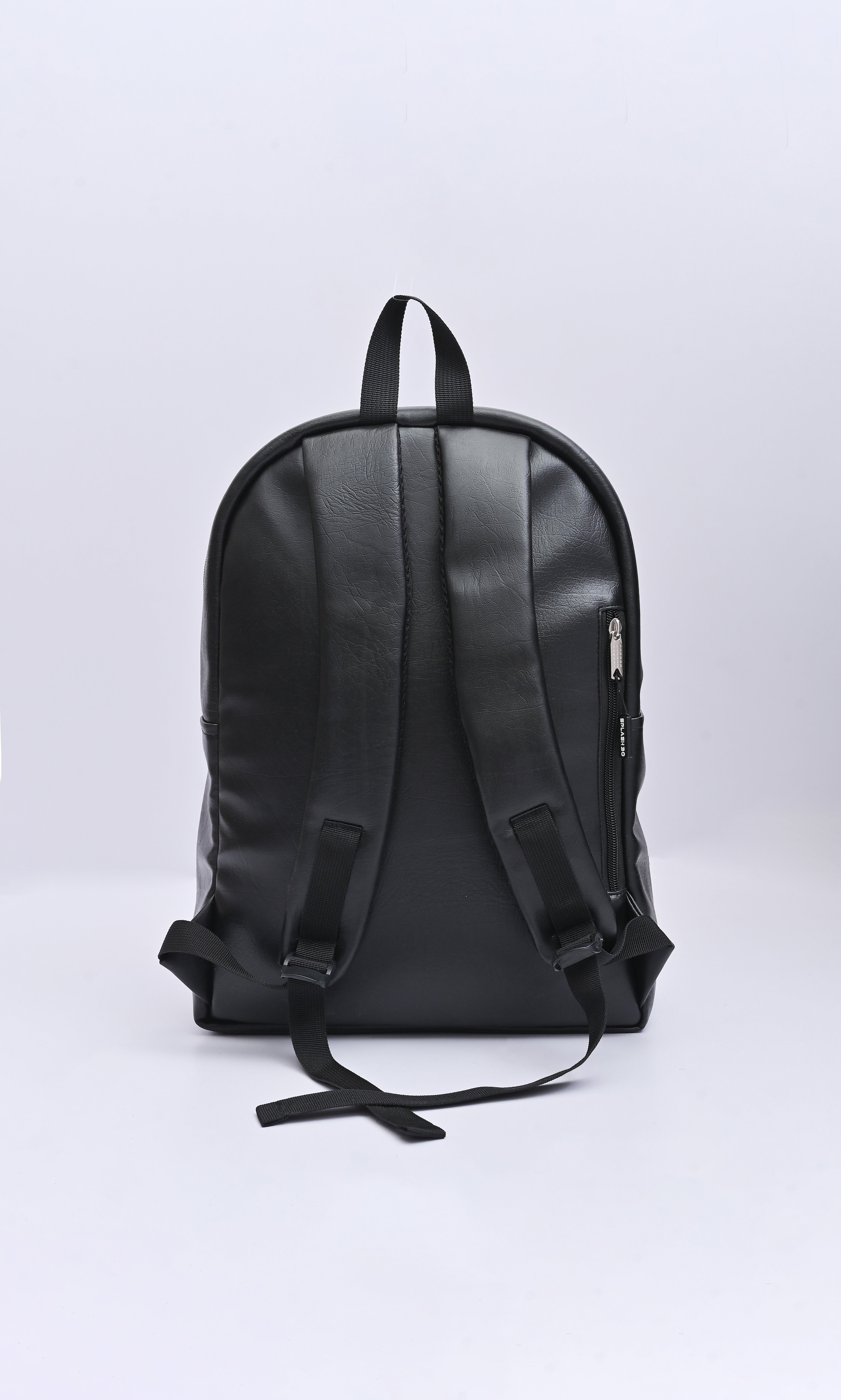 Black Leather Backpack