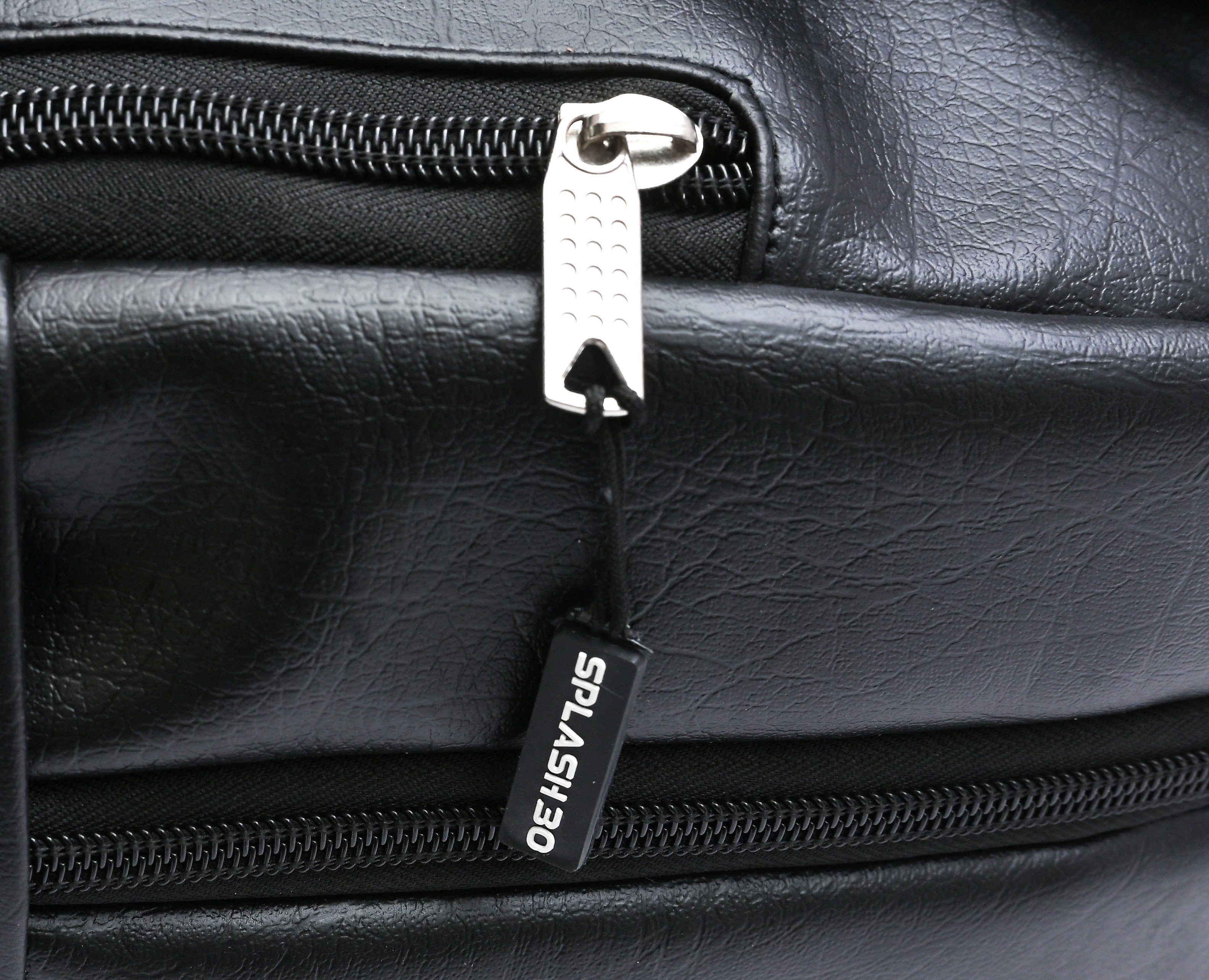 Black Leather Backpack