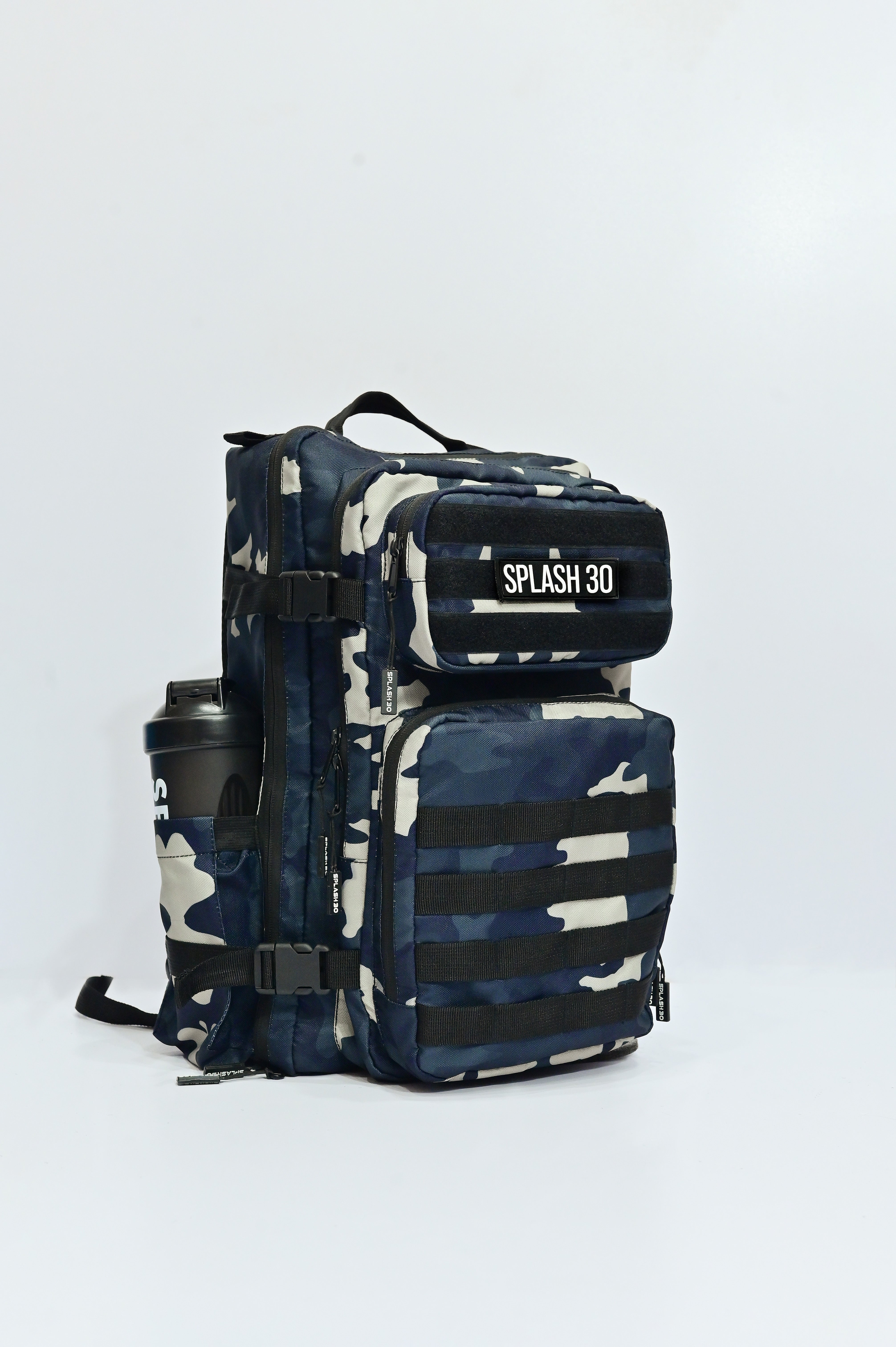 Splash Premium Black Camo Backpack