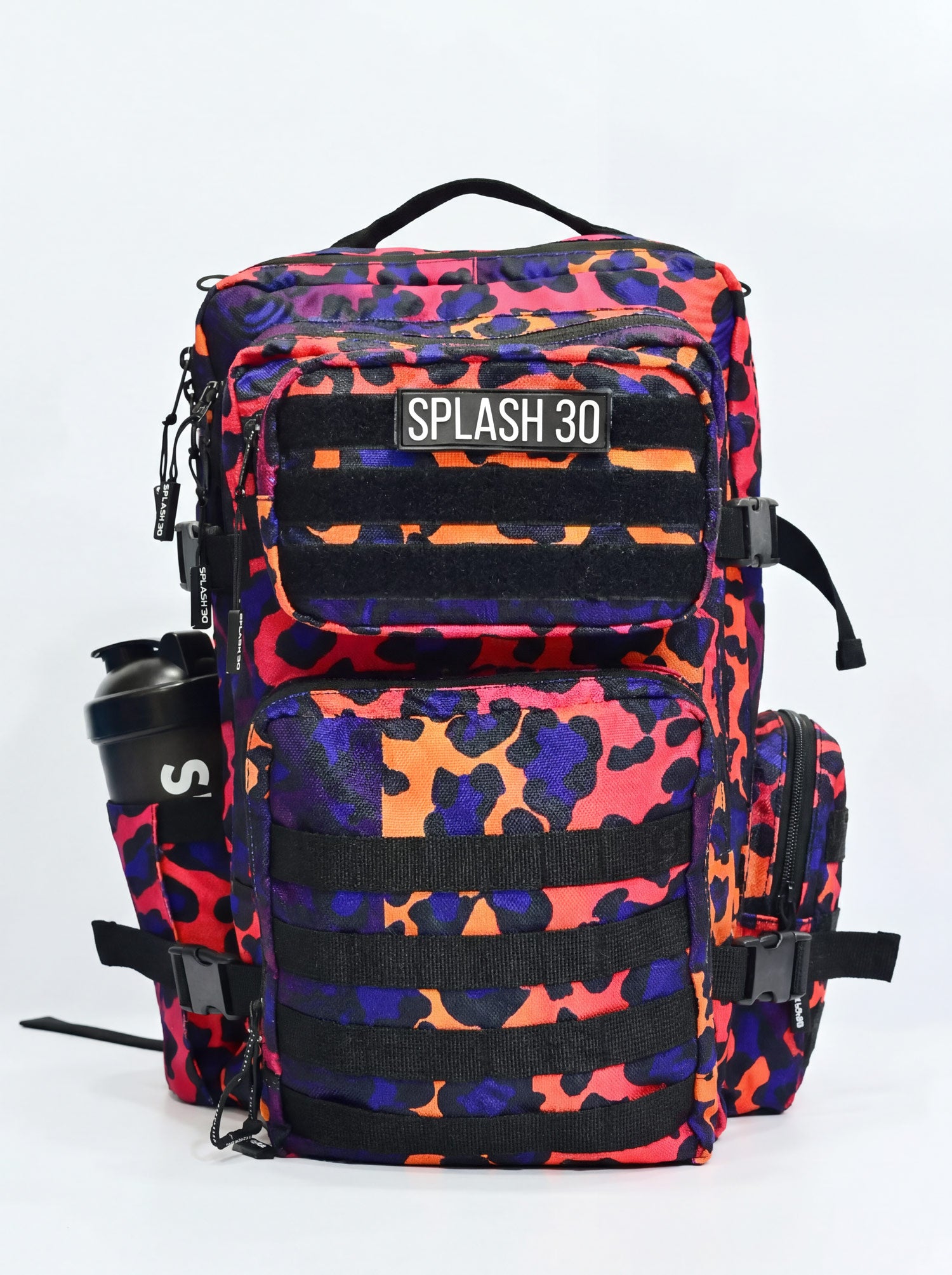 Splash Premium Neon Leopard Backpack
