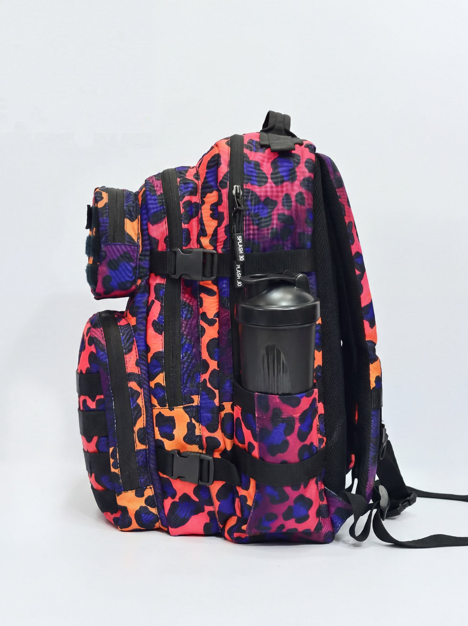Splash Premium Neon Leopard Backpack