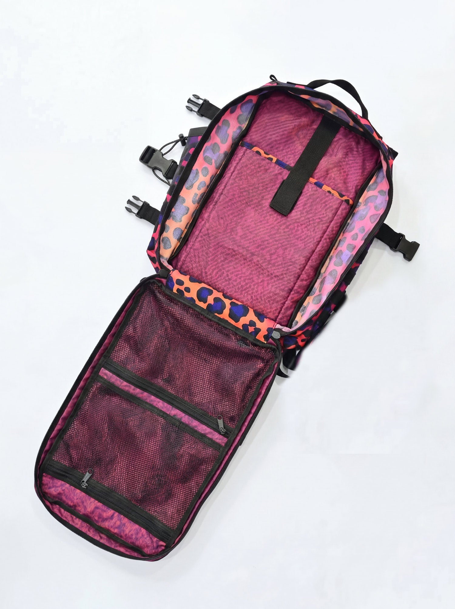 Splash Premium Neon Leopard Backpack