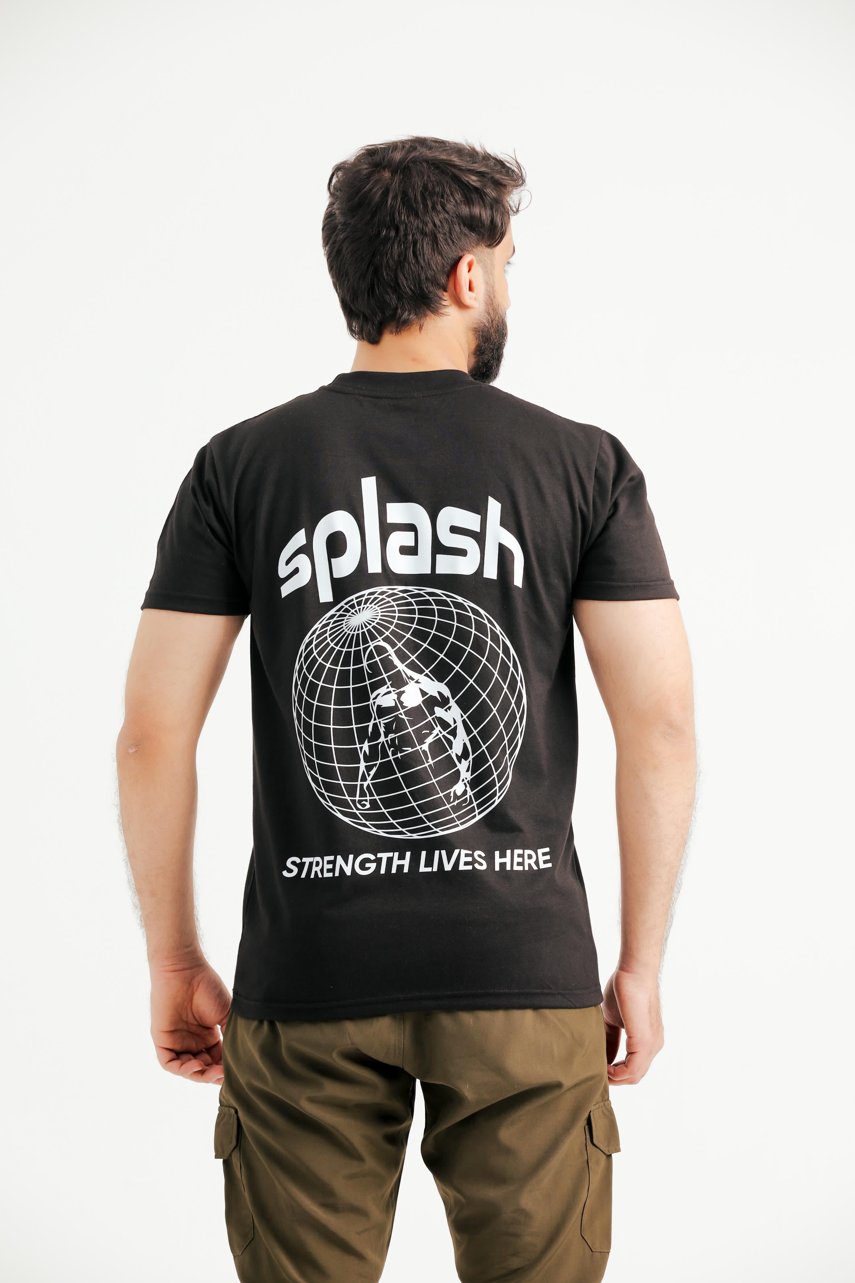 Splash Strength T-Shirt Black – Splash30