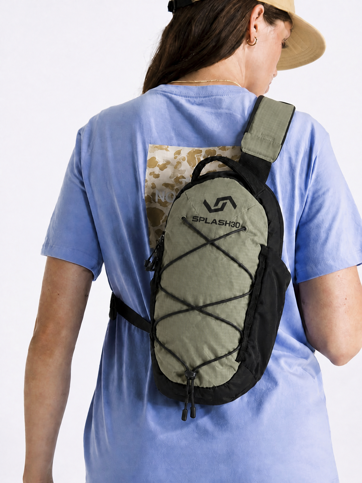 Splash Sling Bag Brown Grey - Splash30