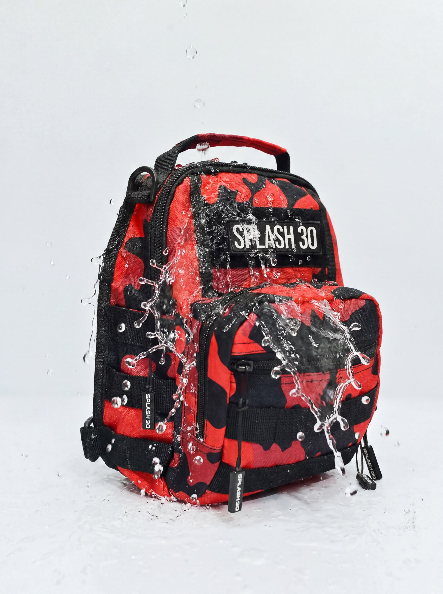 Splash30 Tactical Sling Bag 9L – Red Camo