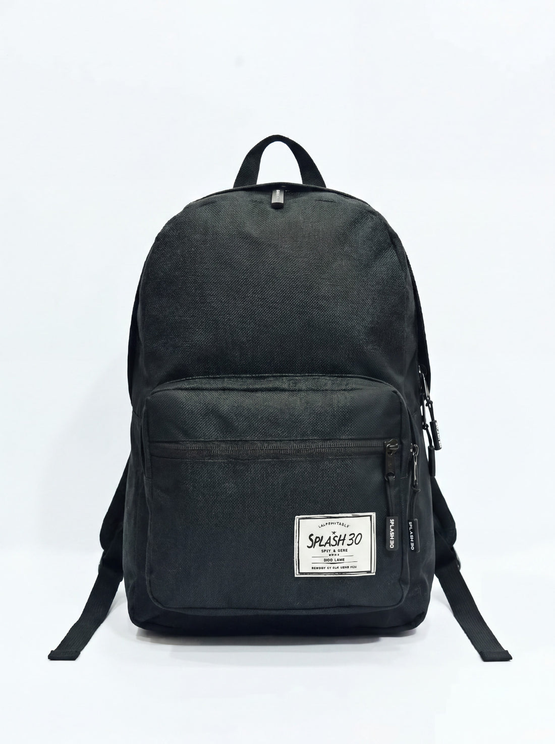Splash30 Classic Backpack 30L Raven Black front view on white background