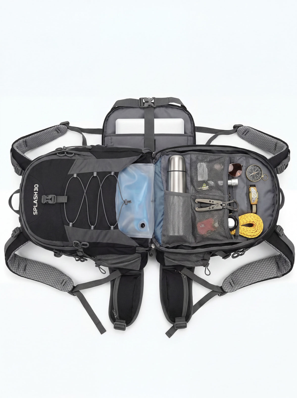 Splash30 Hiking Backpack 40L – Waterproof with Rain Cover - Splash30